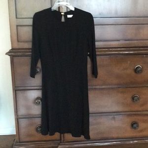 Sandro Black Open Back Cocktail Dress